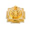 Shree Yantra Sri Chakra Meru Laxmi Yantra for Good Luck Wealth Home Office Decor - Perfect for Meditation Spiritual Blessings (3 Inch)